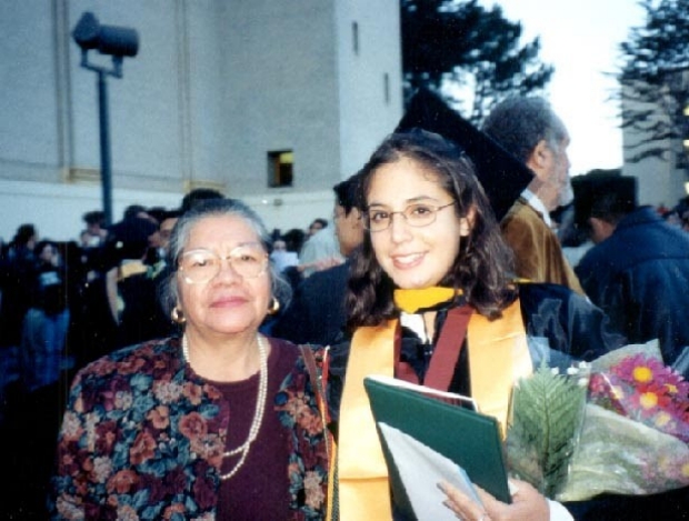 Dr. Sonia Bonifacio and her mother at her graduation