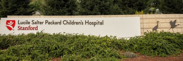 Lucile Salter Packard Children Hospital sign